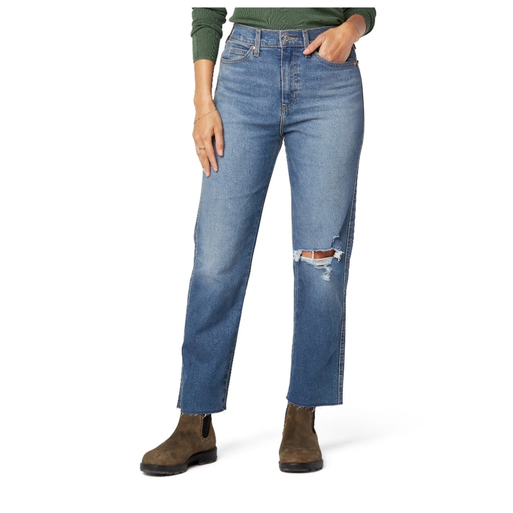 Levi Strauss Signature Women's Size 14 Heritage High Rise Straight Jeans NWT